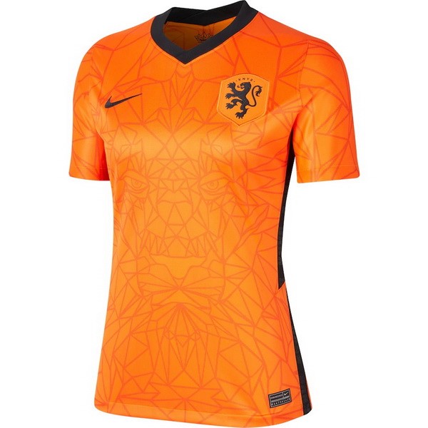 Tailandia Camiseta Países Bajos 1st Mujer 2020 Naranja